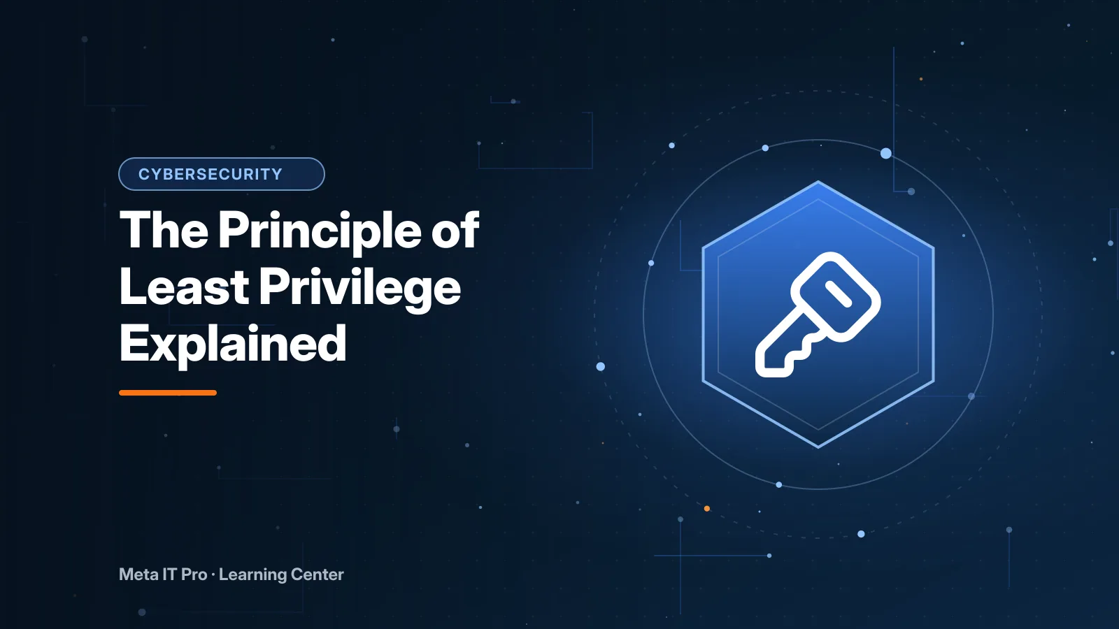 The Principle of Least Privilege Explained — Cybersecurity illustration from Meta IT Pro